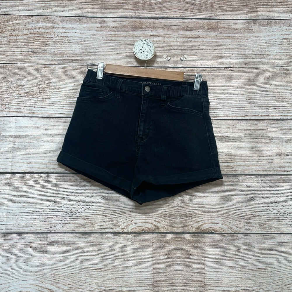 Woman’s Arizona Jean CO 5 Black Hi-Rise Curvy Short Jeans